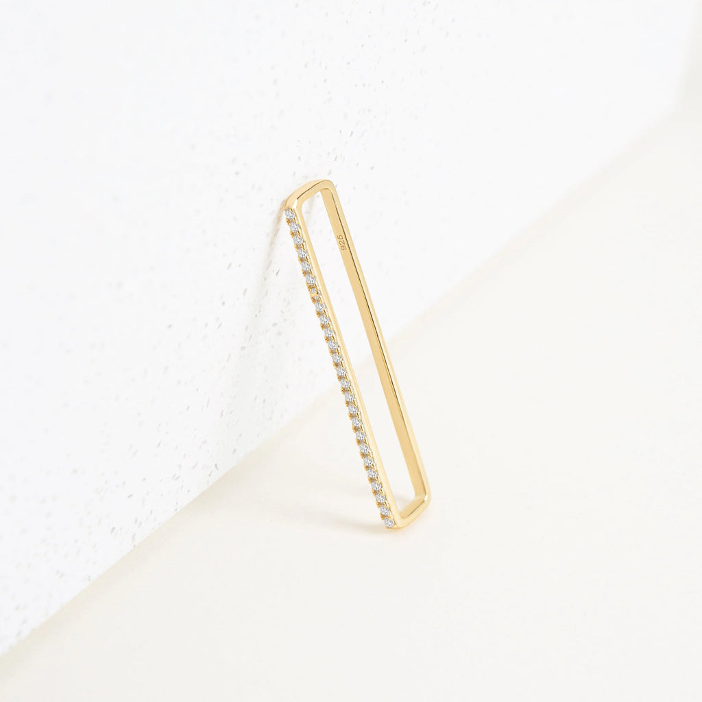 Pave Bar Ear Cuff