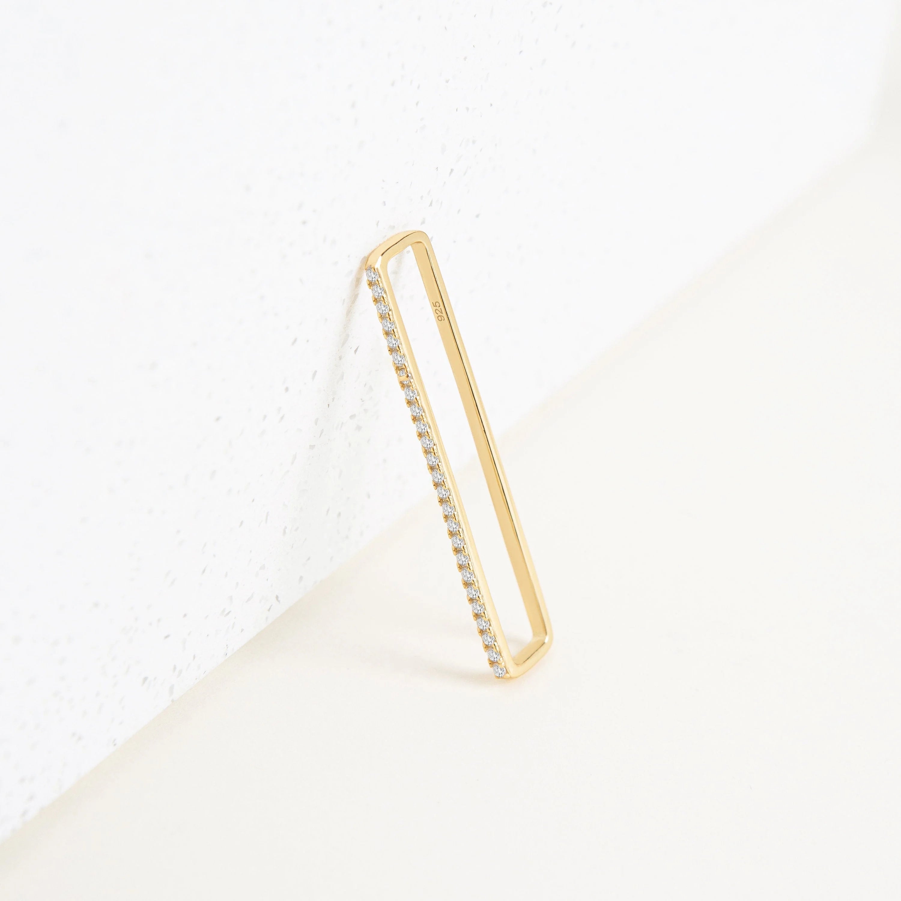 Pave Bar Ear Cuff