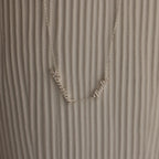 Carrie Multiple Name Necklace Silver 18K Gold Plated
