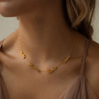 Mellow Multiple Name Necklace Silver 18K Gold Plated