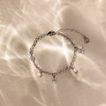 Seaside Pearl Charm Bracelet Silver 18K Gold Plated