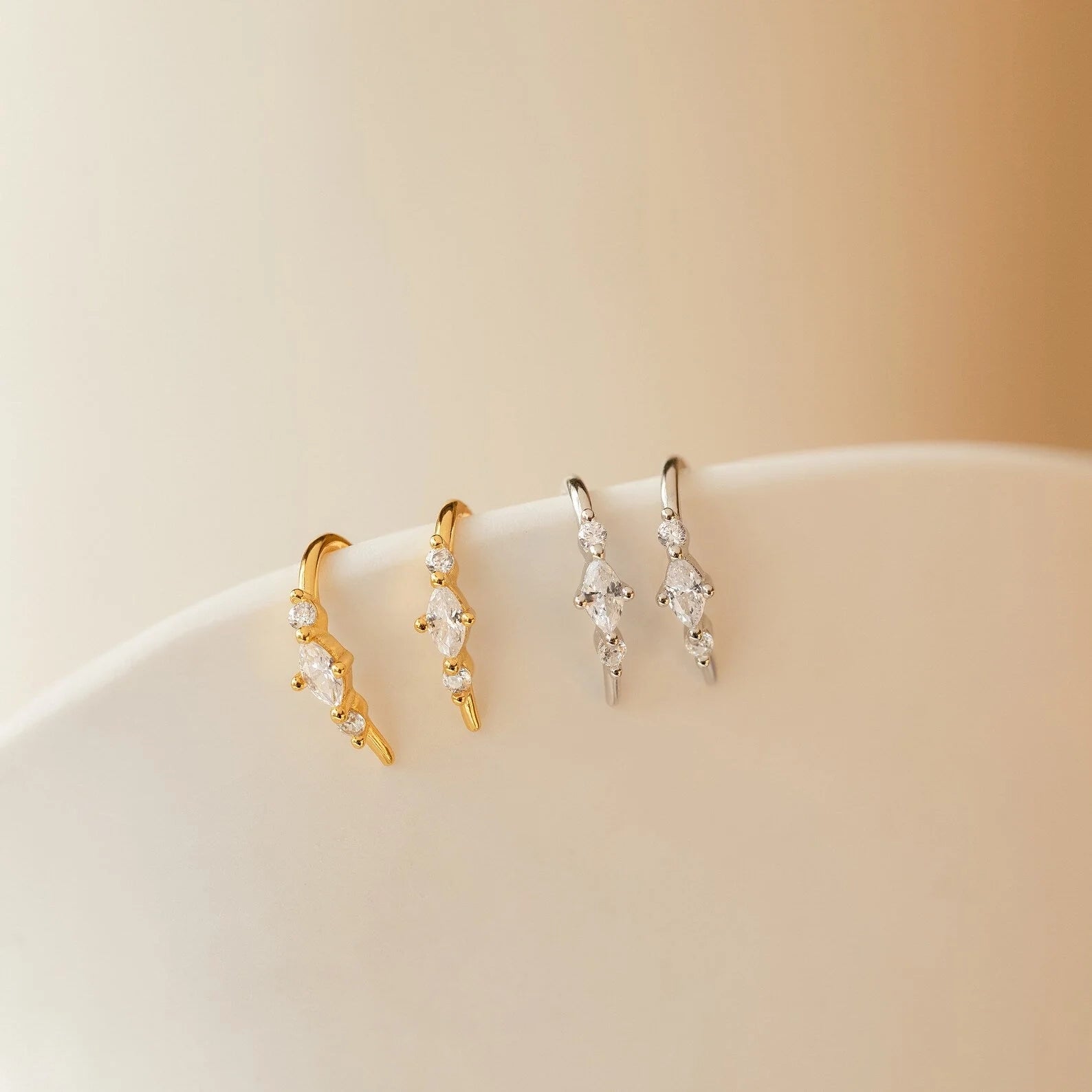 Amaya Diamond Threader Earrings