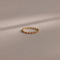 Dainty Marquise Ruby Ring Silver 18K Gold Plated