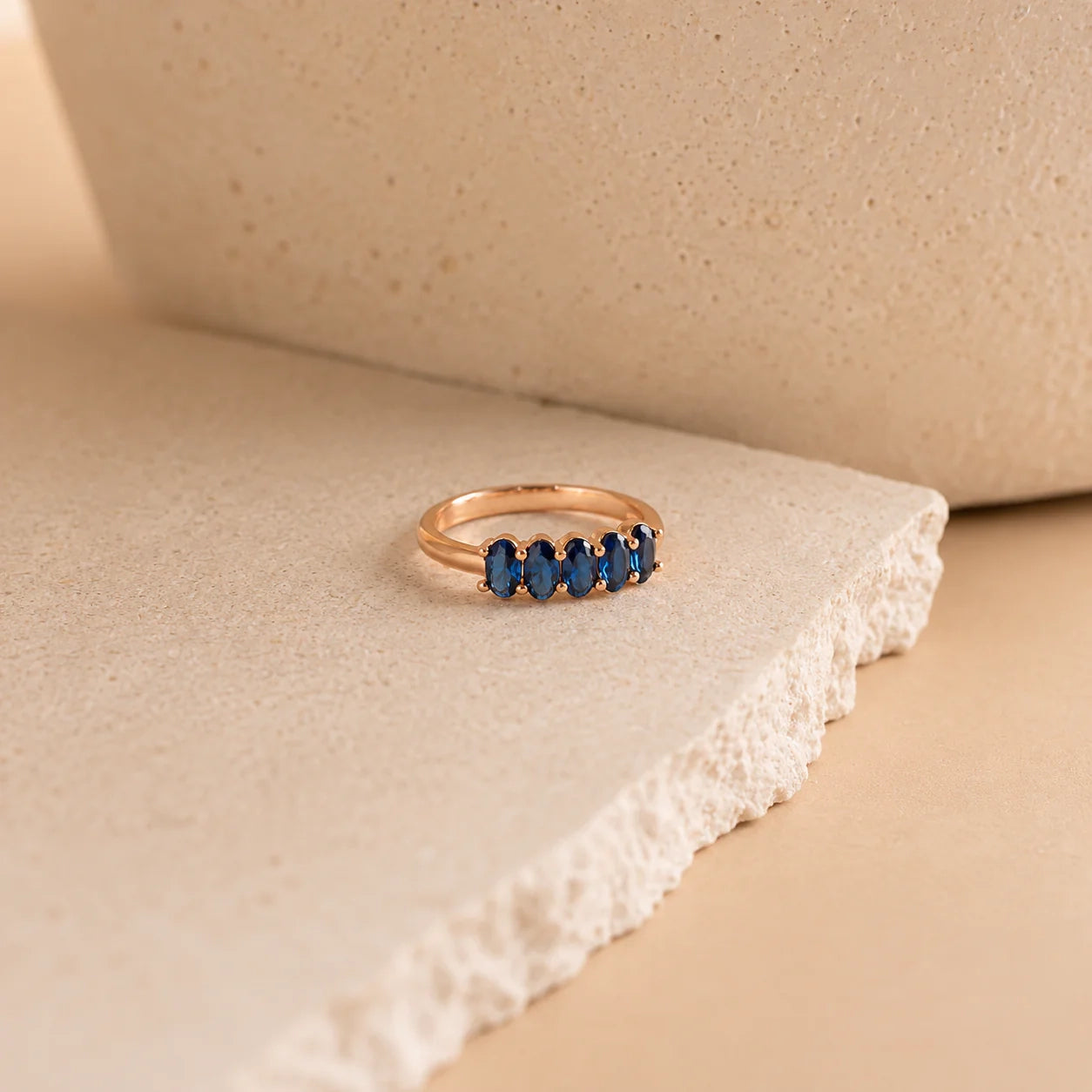 The Oval Birthstone Ring