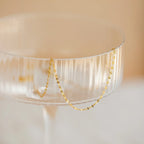 Josephine Chain Necklace Silver 18K Gold Plated