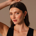Intertwined Mixed Metal Hoops Silver 18K Gold Plated