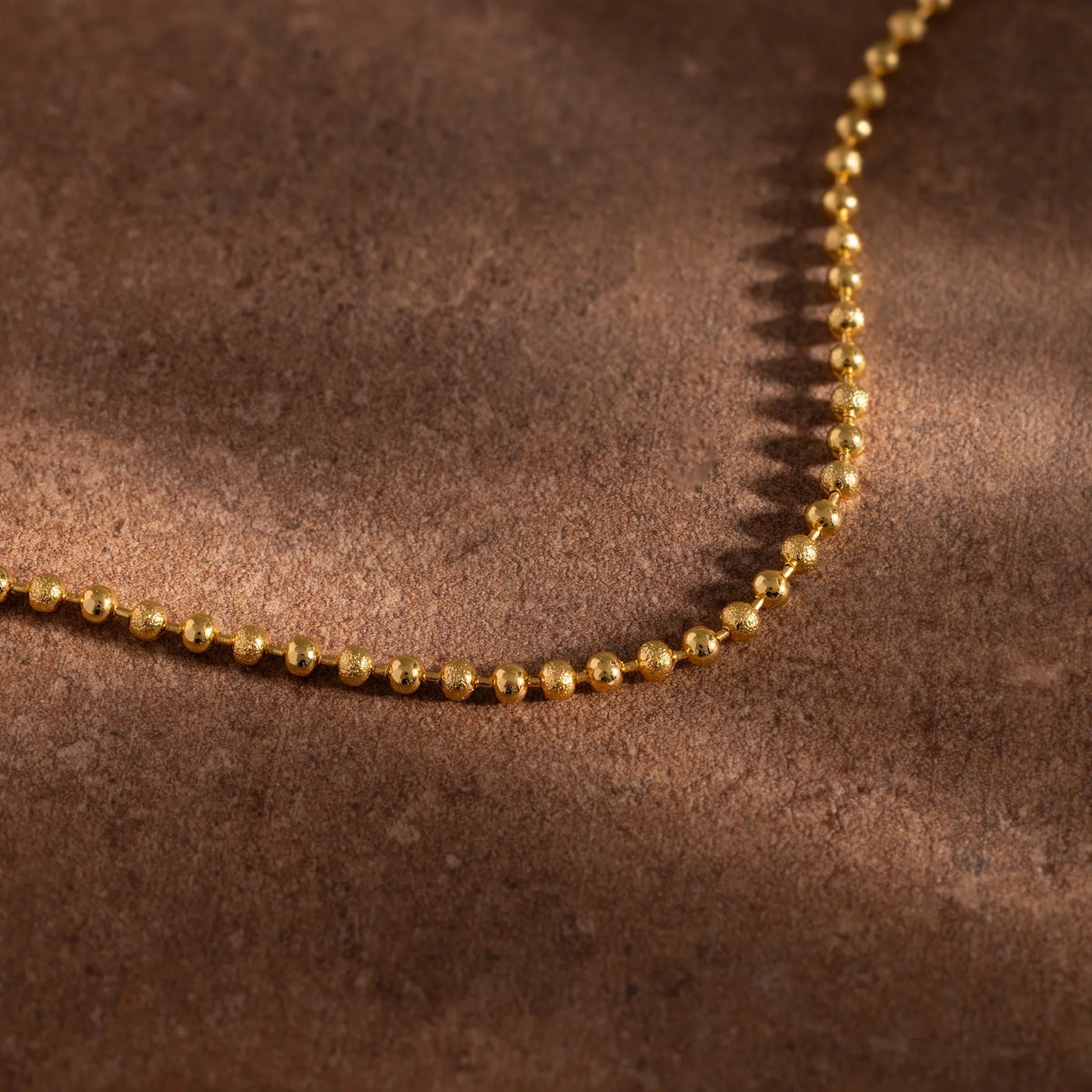 Dune Beaded Bracelet Silver 18K Gold Plated