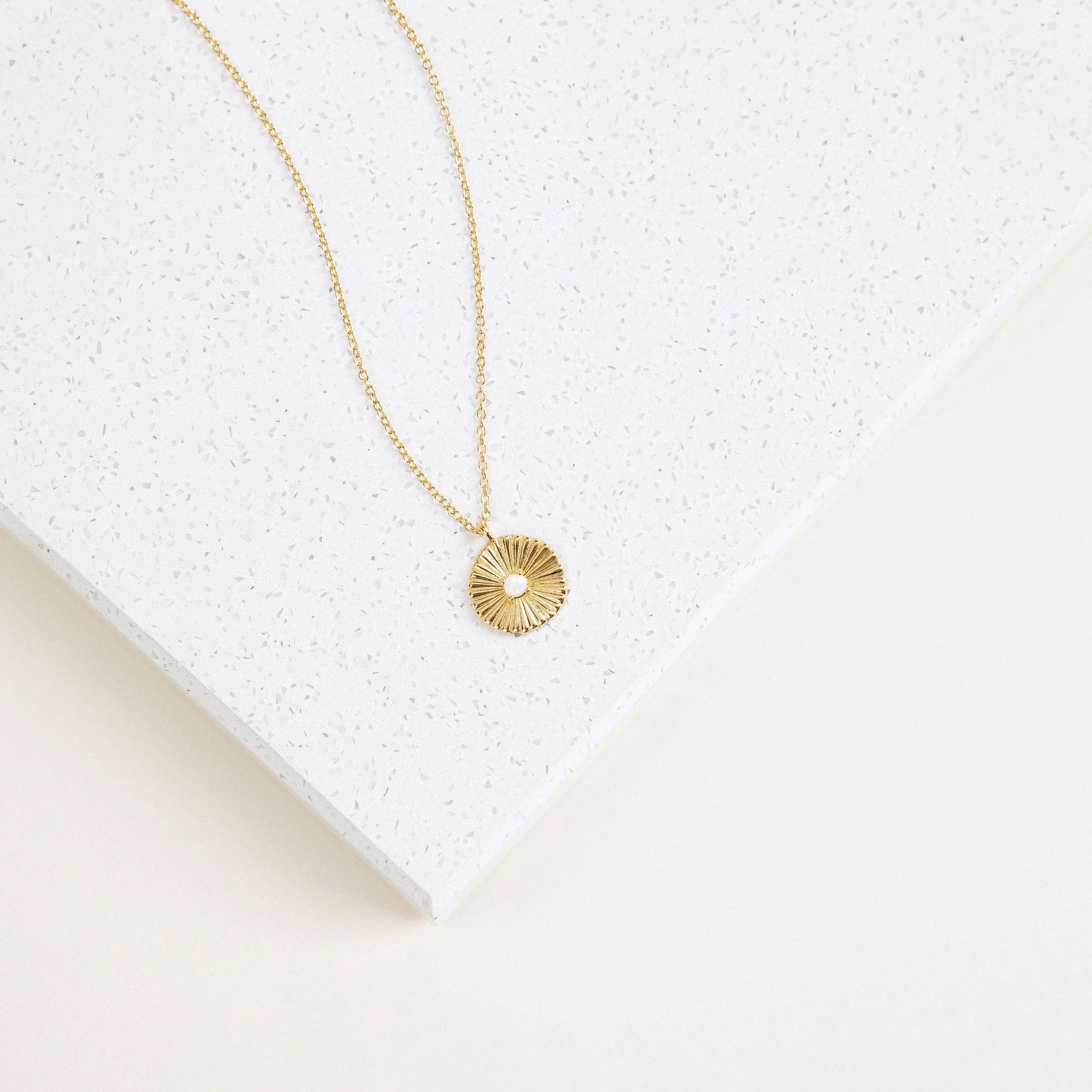 Nova Necklace Silver 18K Gold Plated
