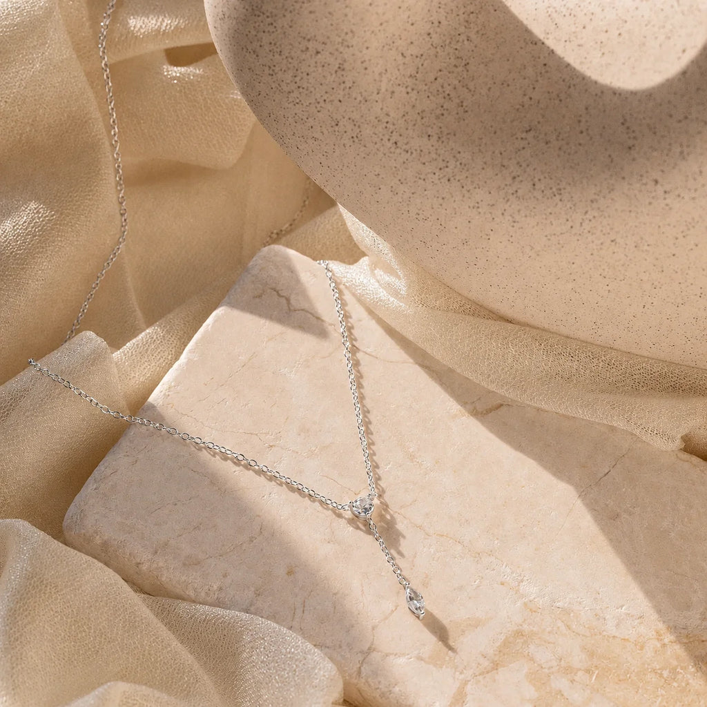 Diamond Lariat Necklace