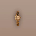 Wavy Link Timepiece Silver 18K Gold Plated