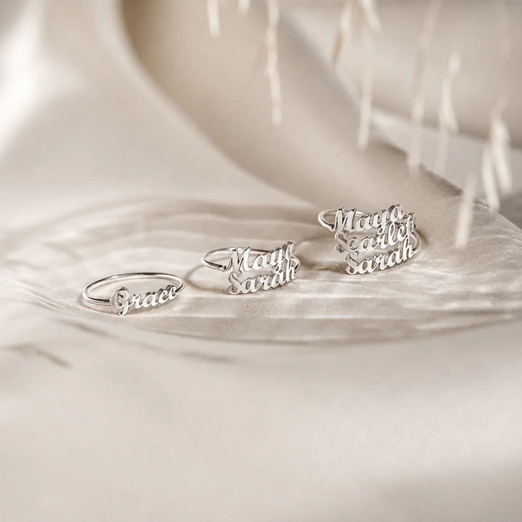 London Multiple Name Ring