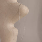 Dot Station Necklace Silver 18K Gold Plated