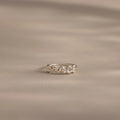 Bubble Name Ring Silver 18K Gold Plated