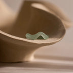 Jade Wave Ring Silver 18K Gold Plated