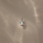 Opal Sea Turtle Charm Silver 18K Gold Plated