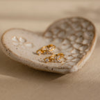 Diamond Butterfly Drop Huggies Silver 18K Gold Plated