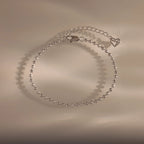 Dune Beaded Bracelet Silver 18K Gold Plated
