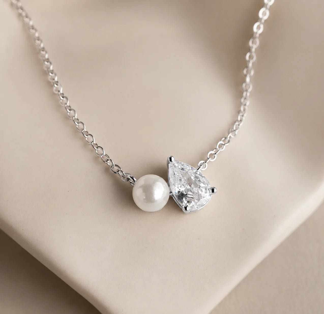 Pearl Diamond Necklace