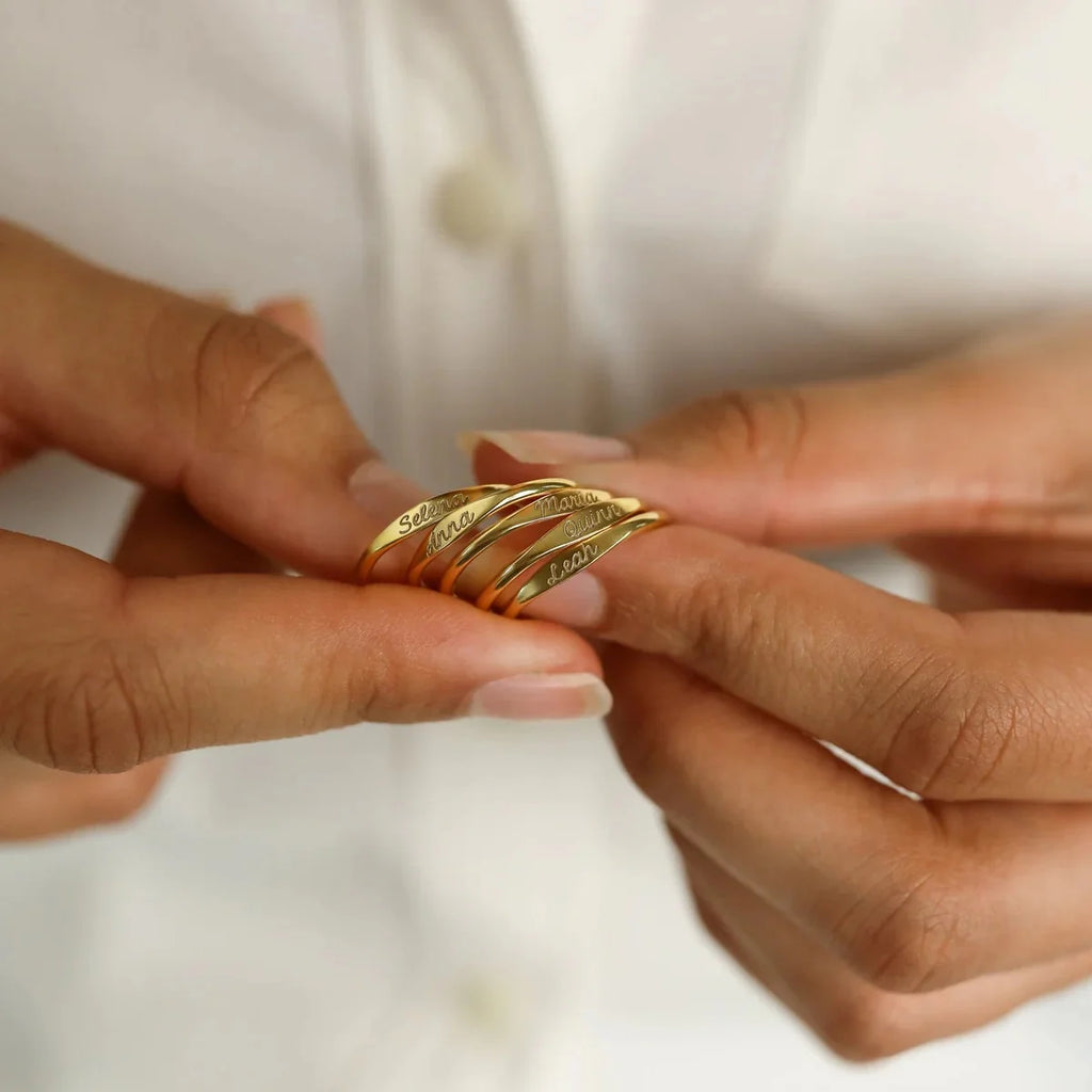 Luxe Letter Ring