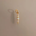 Ombre Lace Opal Charm Silver 18K Gold Plated