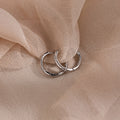 Kaia Diamond Huggies Silver 18K Gold Plated