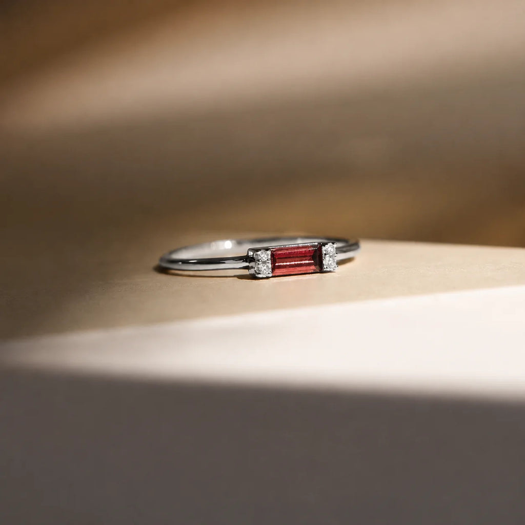 Empire Garnet Ring