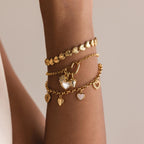 Strawberry Diamond Charm Silver 18K Gold Plated