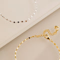 Josephine Chain Bracelet Silver 18K Gold Plated