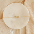 Linked Pendant Necklace Silver 18K Gold Plated