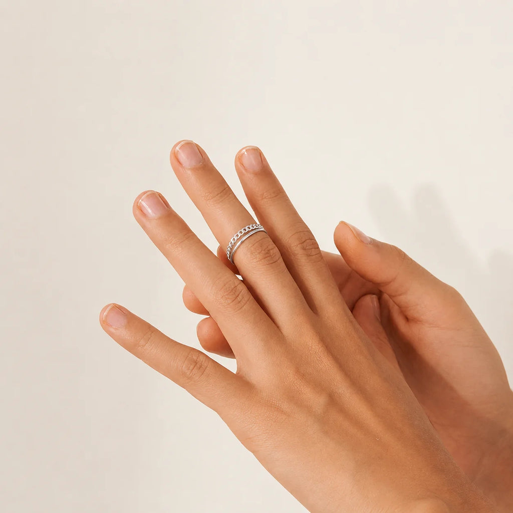 Minimalist Bold Stacking Ring Set