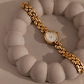Cherry Blossom Timepiece Silver 18K Gold Plated