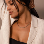 Bold Link Chain Necklace Silver 18K Gold Plated