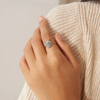 Pet Portrait Ring Silver 18K Gold Plated