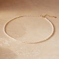 Brinley Pearl Choker Necklace Silver 18K Gold Plated