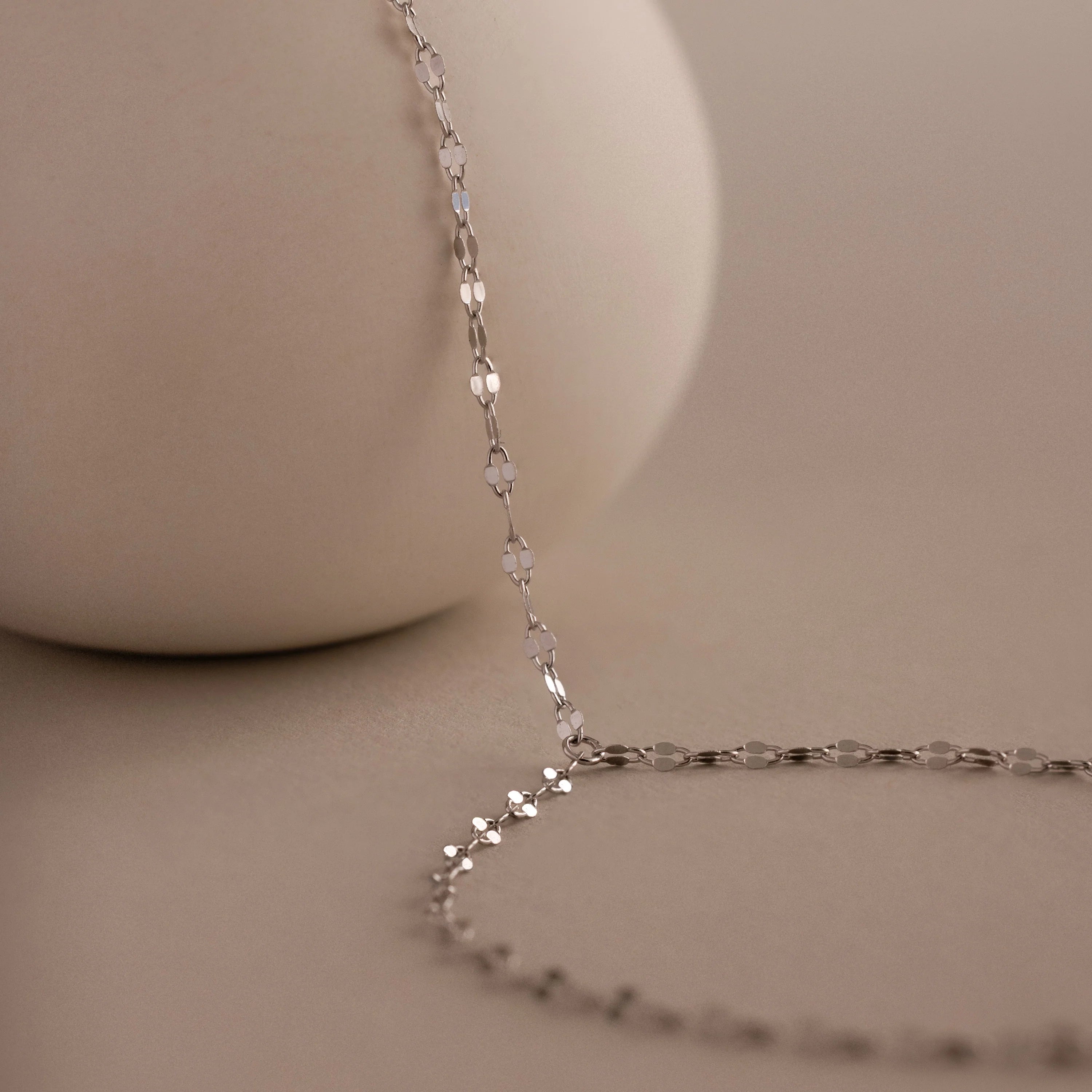 Sparkle Hand Chain Bracelet Silver 18K Gold Plated