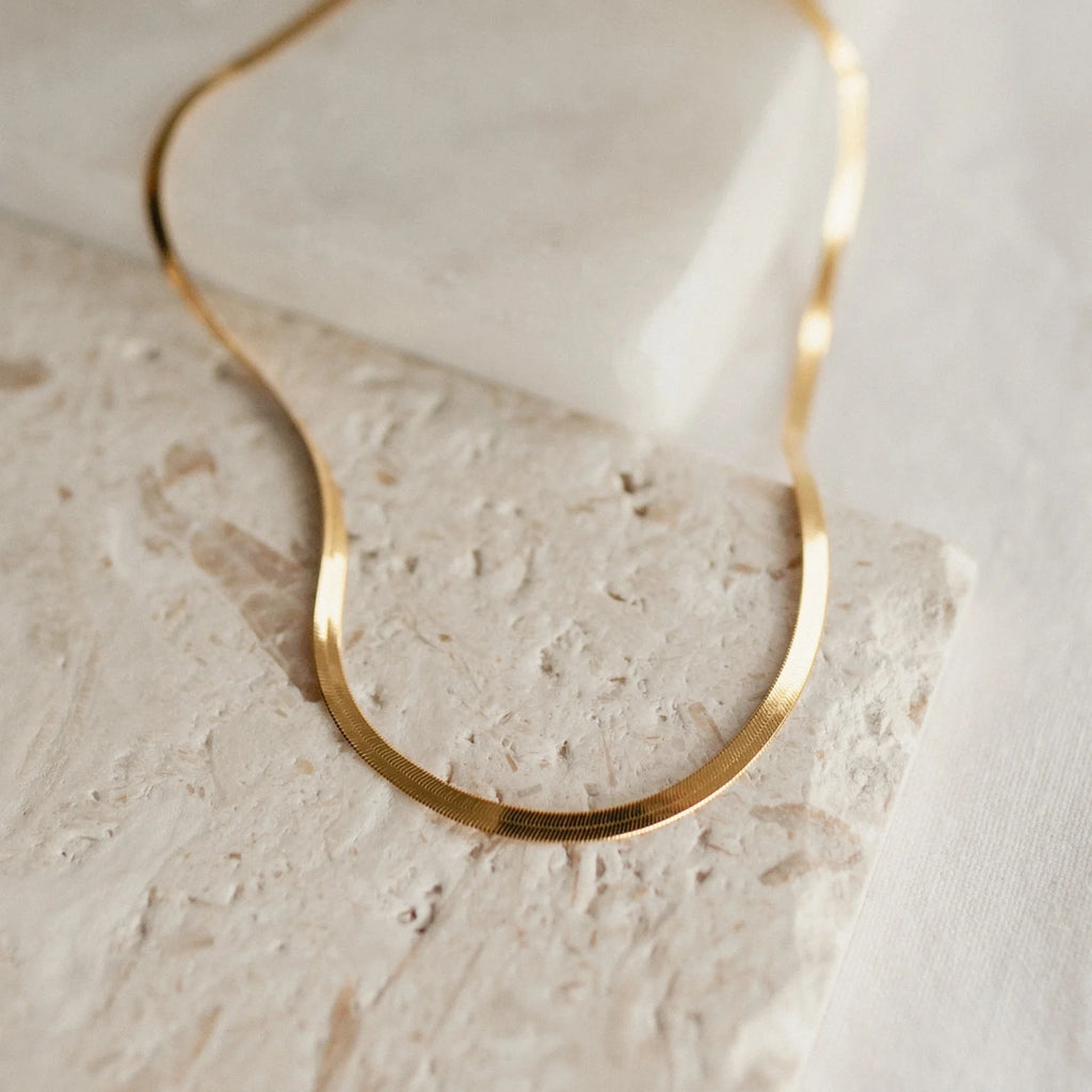 Essential Necklace Chains Silver 18K Gold Plated