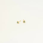 Mara Studs Silver 18K Gold Plated