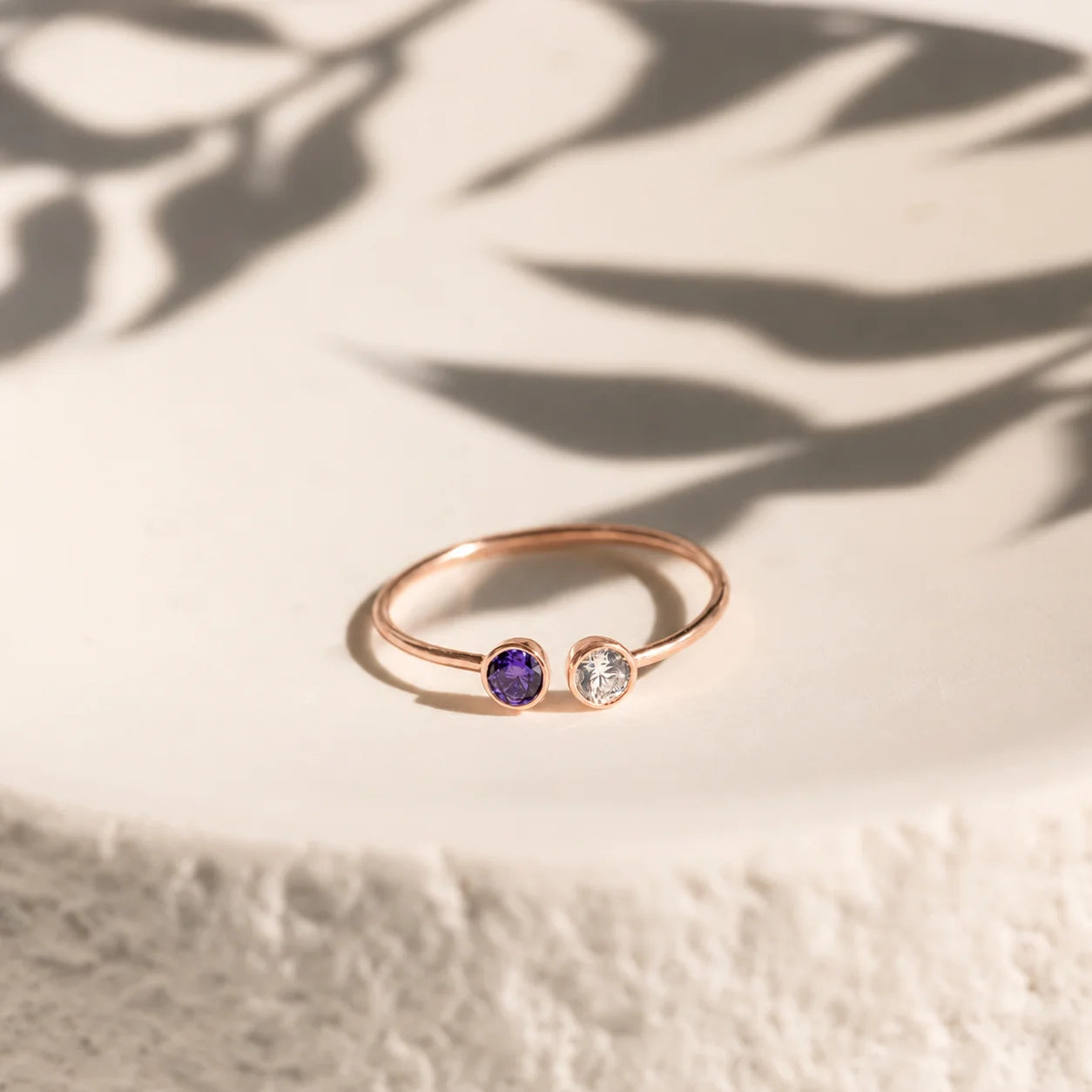 Dual Birthstone Ring
