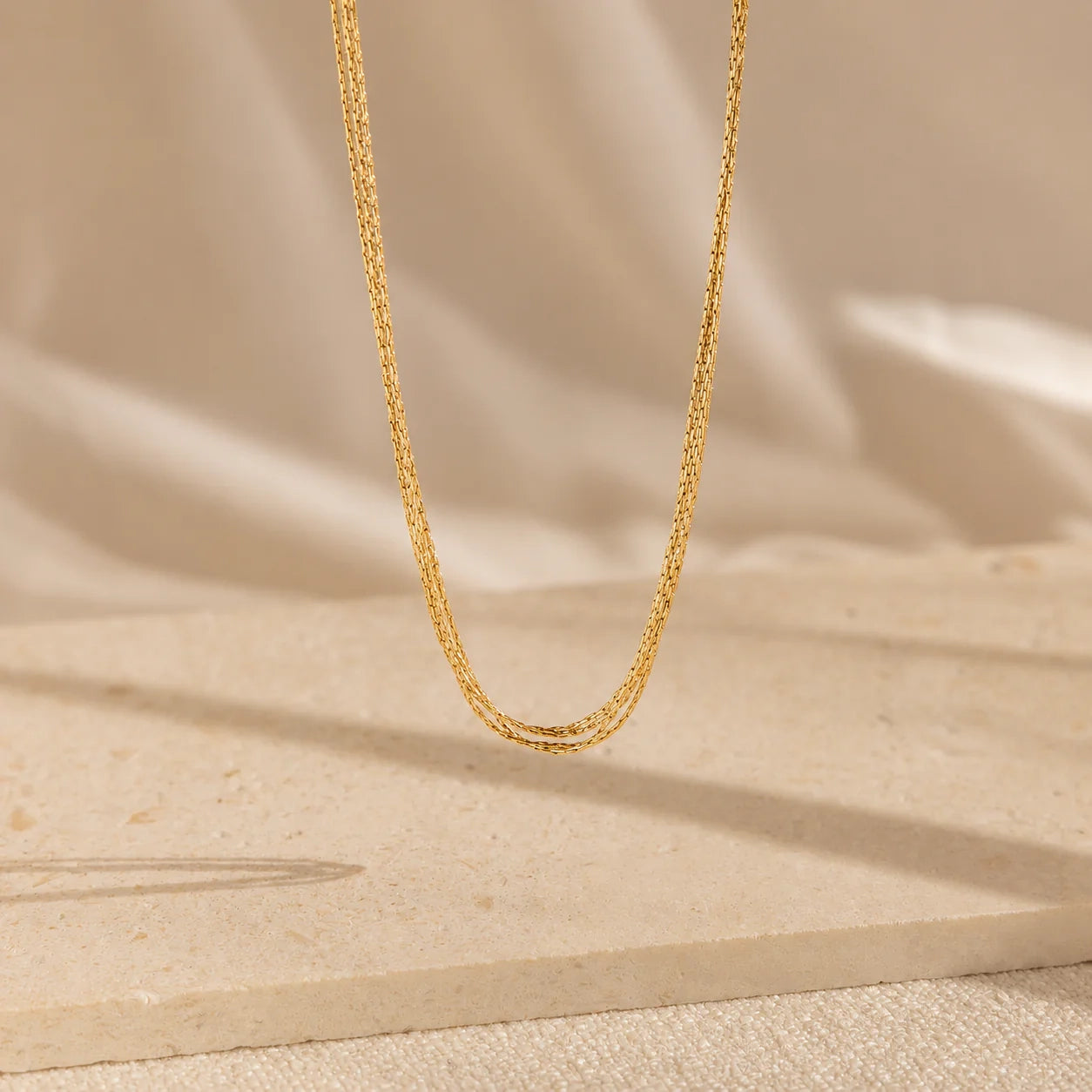 Multi Strand Chain Necklace