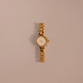 Heart Link Timepiece Silver 18K Gold Plated