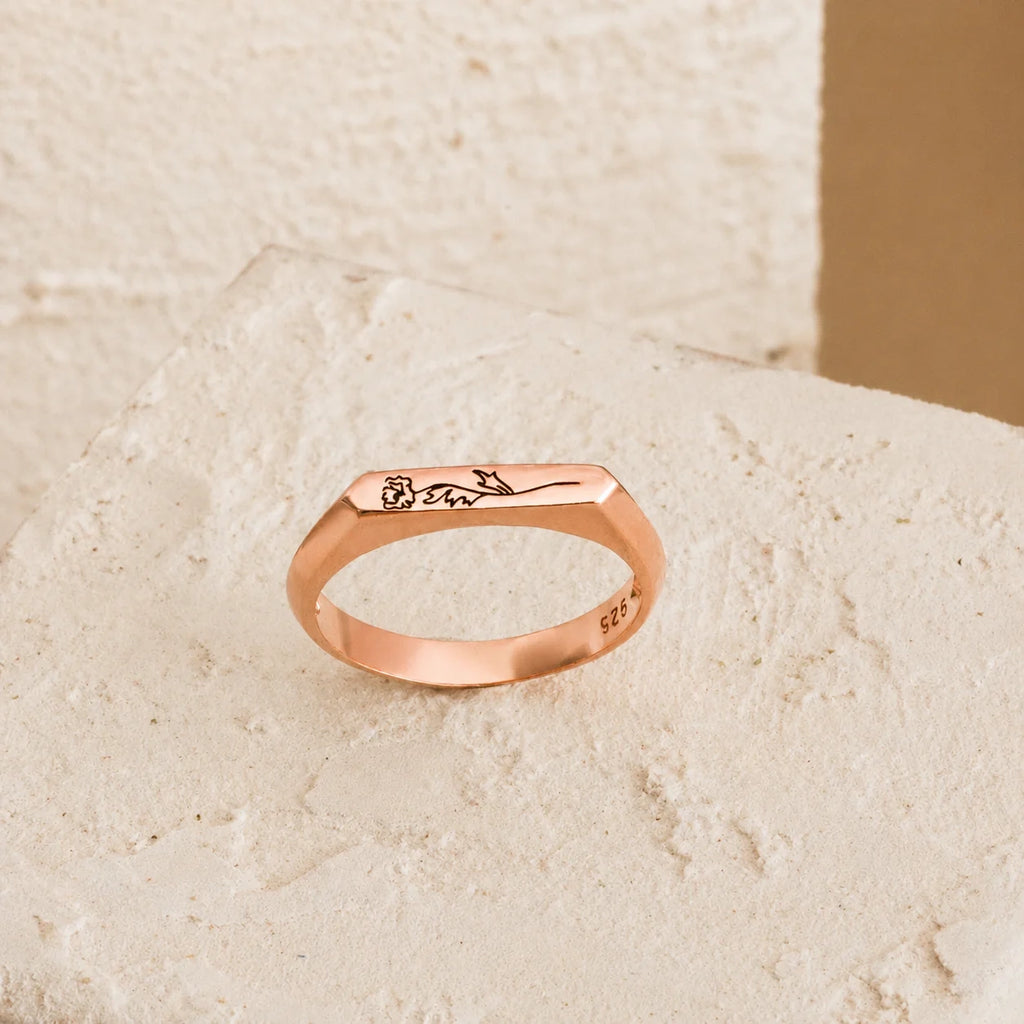 Eternal Remembrance: The Personalized Bar Ring