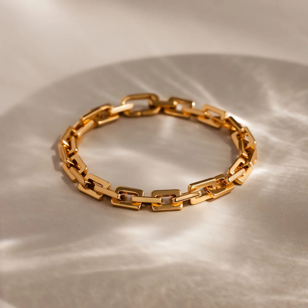 Eternal Link Bracelet Silver 18K Gold Plated