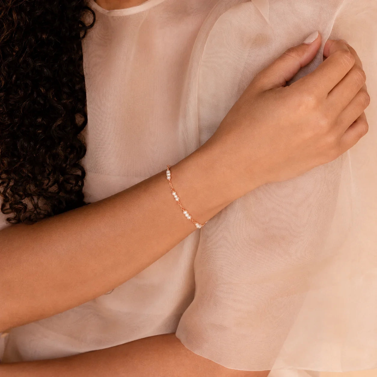 Hali Pearl Station Bracelet