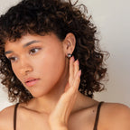 Chunky Double Hoops Silver 18K Gold Plated