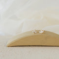 Arya Petal Studs Silver 18K Gold Plated
