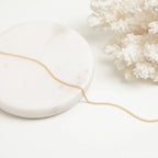 Curb Chain Necklace Silver 18K Gold Plated