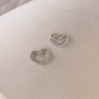 Heart Carabiner Set Silver 18K Gold Plated