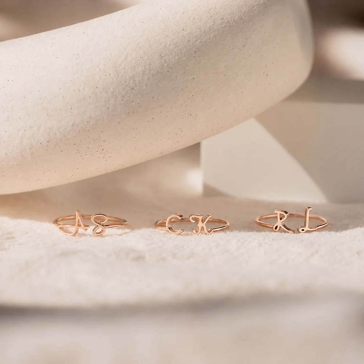 Nella Duo Initial Ring