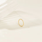 Lea Twisted Ring Silver 18K Gold Plated