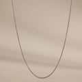 Woven Chain Necklace  Silver 18K Gold Plated